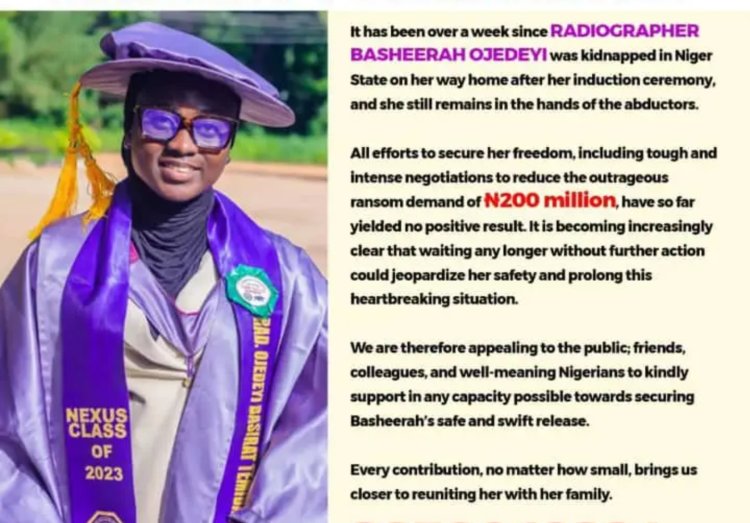 Family of Kidnapped UDUS Student Basheerah Pleads for Help