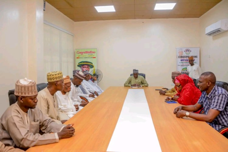 Kano/Jigawa Community Development Association Borno chapter Pays Courtesy Visit to the Vice-Chancellor, KIU