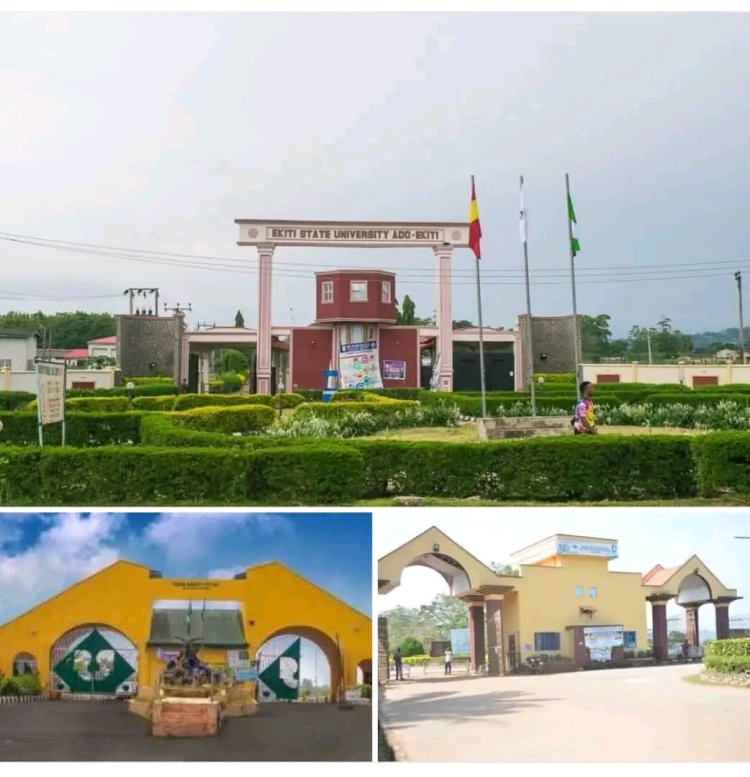 EKSU, FUOYE, BOUESTI Rank Among Nigeria's Top 30 Universities
