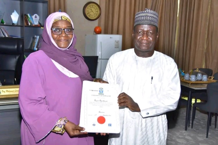 UNIMAID Presents Certificates to NTI Graduates