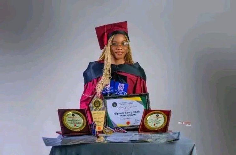 Nile University Student Chisom Okoh Emerges Overall Best Graduating Student in Law Faculty