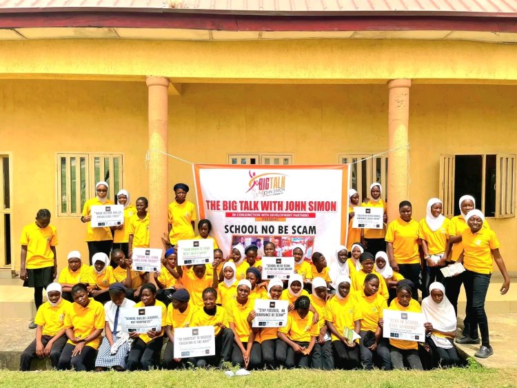 NSUK Alumnus John Simon Inspires Students with "School No Be Scam" Outreach