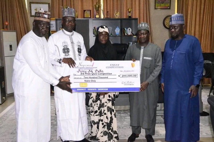 UNIMAID Student Amina Bello Wins 3rd Place in NUPEMCO National Quiz Competition