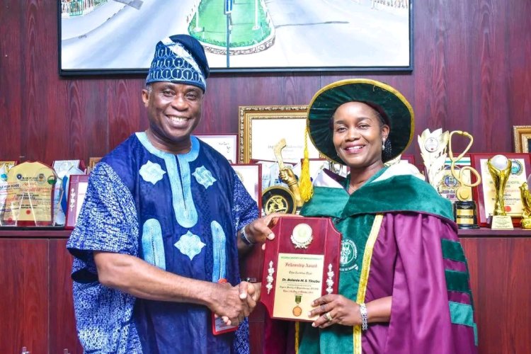 UCH Ibadan CMD Congratulates Dr. Bolanle Tinubu on Prestigious Award