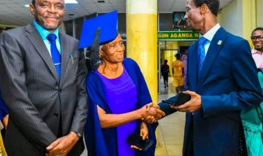 69-Year-Old Woman Joins Fresh Student at University of Ibadan Matriculation Ceremony