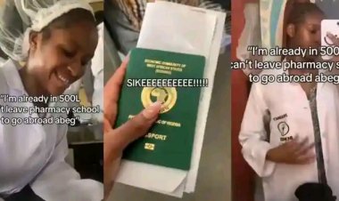 500-Level Pharmacy Student Leaves School in Nigeria, Relocates to Canada — Sparks Mixed Reactions