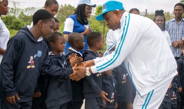 McPherson University Vice‑Chancellor Engages Staff School Pupils During Fitness Session