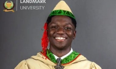 Meet Tamilore Dalapo Ogidiolu, who graduated from the Department of Mechanical Engineering with First Class Honours at Landmark University