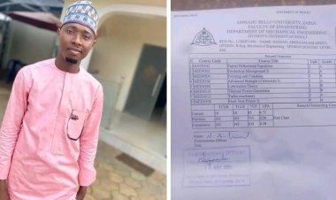ABU Graduate Hassan Abdulsalam Abdul Achieves Academic Excellence