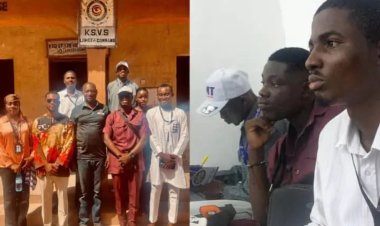 Federal University Lokoja SUG Visits Kogi State Vigilante Group