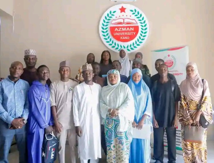 Azman University Kano Receives Nasarawa State Scholarship Board Officials