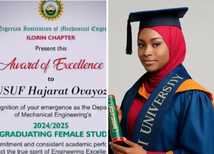 University of Ilorin Graduate Hajarah Yusuf Ovayoza Makes History with Outstanding Achievement