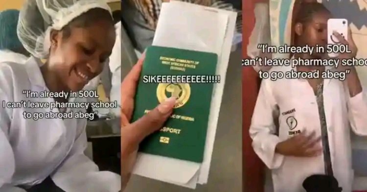 500-Level Pharmacy Student Leaves School in Nigeria, Relocates to Canada — Sparks Mixed Reactions