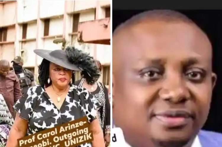 Professor Carol Arinze-Umobi Hands Over to Professor Ugochukwu Anyaehie as UNIZIK New Vice-Chancellor