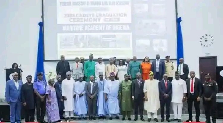 Maritime Academy of Nigeria Graduates 221 Cadets — Top Performers Get Instant Job Offers & Cash Prizes