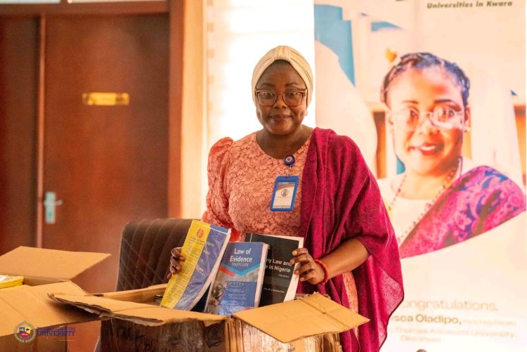 TAU Receives Multi-Million Naira Law Book Donations from Two Senior Advocates of Nigeria