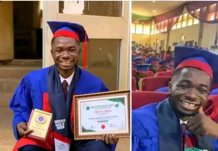 Meet the Best Graduating Pharmacy Student of UDUS Onimisi Godwin, a First-Class Graduate With a Heart for Healing
