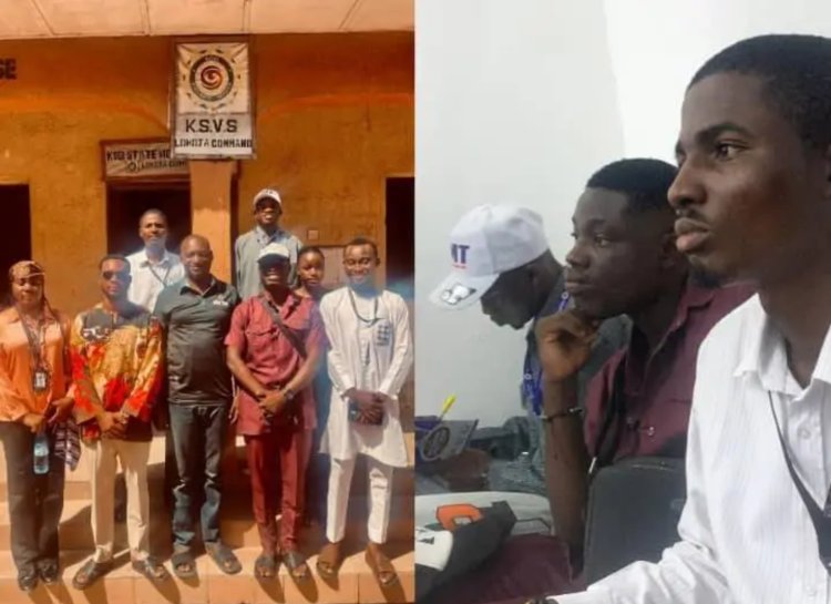 Federal University Lokoja SUG Visits Kogi State Vigilante Group