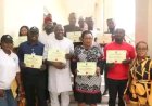 NOUN Staff Multipurpose Cooperative Presents Certificates of Return to New Executives