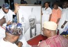 EKSU Alumni Leaders Visit Ooni of Ife, Present Portrait and Publications