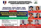 ANUPA UNIZIK to Host 2025 Registry Meet-and-Learn, End-of-Year Clinic