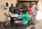 McPherson University Boosts Community Security with Motorcycle Donation to Ajebo Police Command