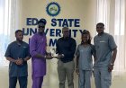 Edo State University Iyamho VC Honoured for Transformational Leadership by Medical Students Association