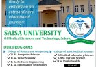SAISA University of Medical Sciences and Technology Opens 2025 Admission Screening for Sokoto State-Sponsored Candidates