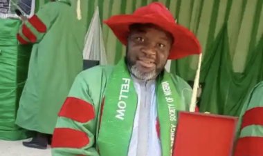 UDUS Lecturer Professor Misbahu Mohammed Honored with FSESN Fellowship