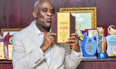 Otan-Ile Progressive Union Honours UCH Chief Medical Director with Award of Recognition