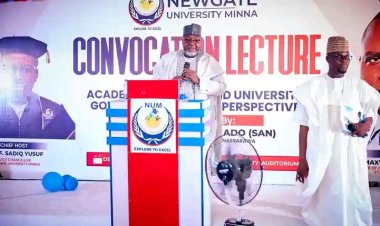 Newgate University Minna Hosts Prof. Gidado, SAN, for Pioneer Convocation Lecture on Academic Freedom