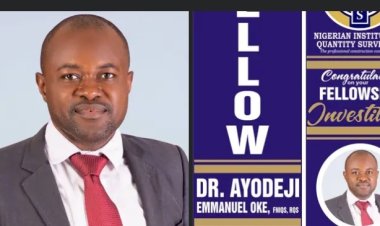 FUTA Scholar, Dr Ayodeji Oke, Wins Oxford AIG Public Leaders Programme Scholarship