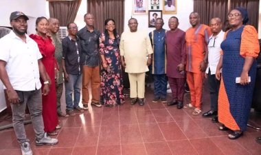 Nnamdi Azikiwe University Faculty of Physical Sciences Pays Courtesy Visit to Vice-Chancellor