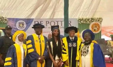 De Potter College Provost Urges Graduates to Uphold Integrity and Empathy in Health Sector
