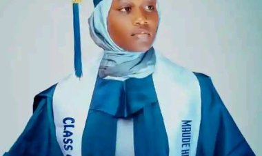 Maude Hauwa Crowned Valedictorian at Newgate University Minna Maiden Convocation