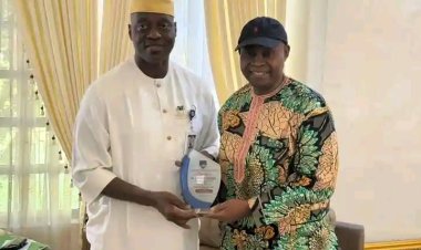 Vice Chancellor Asaolu Visits Dr. Deji Adeleke to Express Gratitude for Continued Support