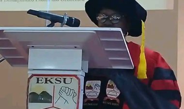 EKSU Inaugural Lecture: Prof. Ojelabi Harps On 'Brains Before Bridges,' Calls For Massive Physics Funding