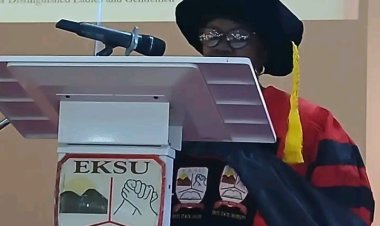 EKSU 96th Inaugural Lecture: Prof. Fadeke Ojelabi Advocates for Physics Funding, “Brains Before Bridges”