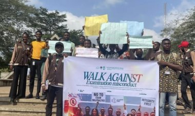 FUNAABSU Judicial Council Leads Campus-Wide Walk Against Examination Misconduct