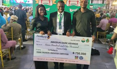 Ekiti State University Team Wins First Place in National Young Engineers Innovation Competition