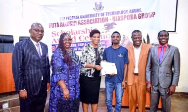 FUTA Alumni Diaspora Group Awards Scholarships to Outstanding 100-Level Students