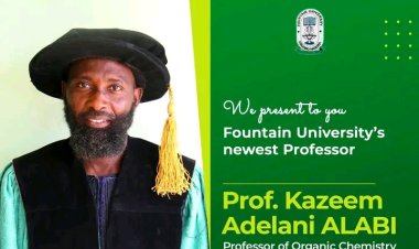 Fountain University Appoints First Professor of Organic Chemistry