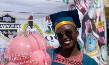 Ritkatmun Lenka Achieves First Class Honours, Named Best Graduating Student at University of Jos