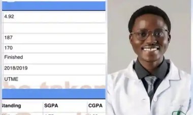 Pharmacist Jeremiah Samuel Emerges as UNILAG Best Graduating Pharmacy Student with 4.92 CGPA