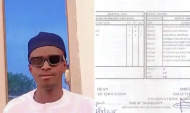 Ismail Tijjani Graduates with 4.48 CGPA from Bayero University, Kano