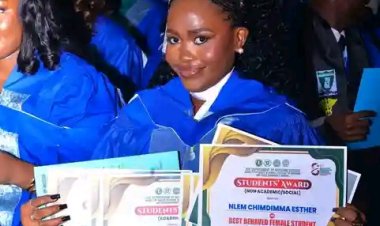 Chimdimma Esther Nlem Sweeps Multiple Awards at IMSU Nursing Convocation