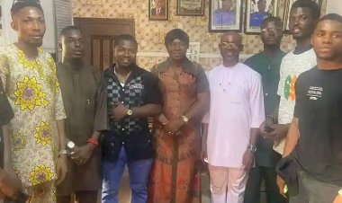 IAUE SUG Leadership Pays Strategic Courtesy Visit to D.P.O. Rumuolumeni to Bolster Student Security