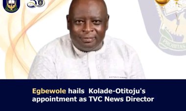 UNILORIN VC Congratulates Kolade-Otitoju on Appointment as TVC News Director