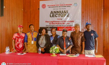 NASU Annual Lecture at UNILAG: NLC Chairperson Reaffirms Unionism as Pillar of Public-Sector Governance