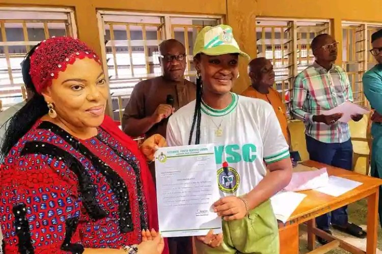 NYSC Adamawa Honors Batch C Corps Members for Exceptional Community Projects at Passing-Out Ceremony